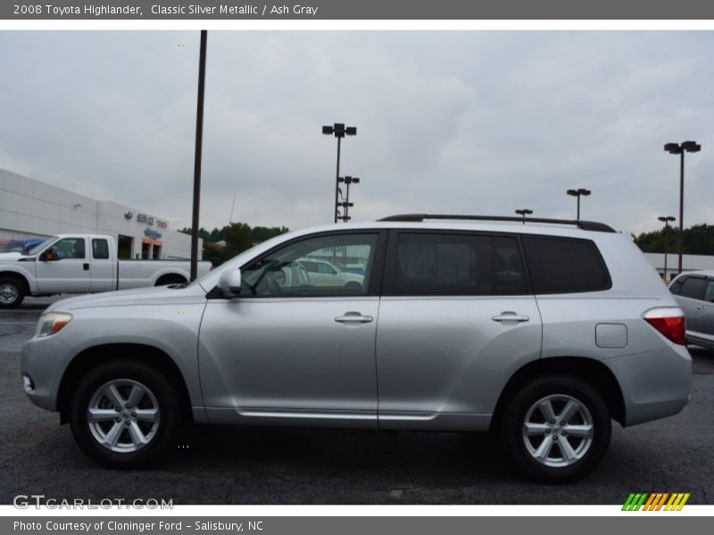 Classic Silver Metallic / Ash Gray 2008 Toyota Highlander