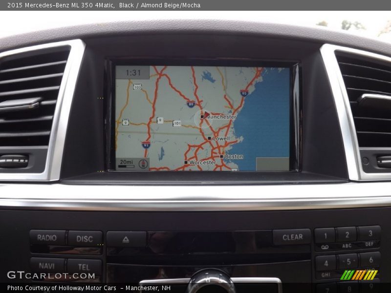 Black / Almond Beige/Mocha 2015 Mercedes-Benz ML 350 4Matic