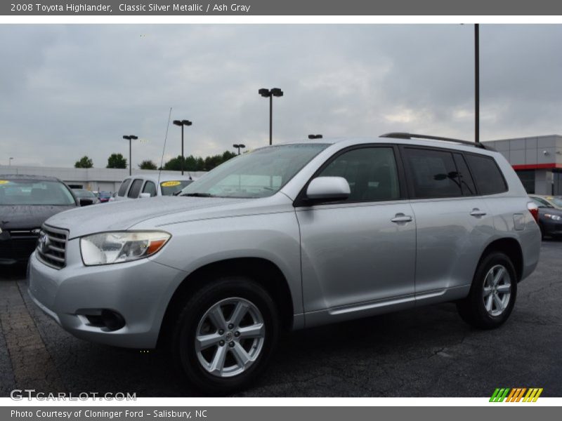 Classic Silver Metallic / Ash Gray 2008 Toyota Highlander