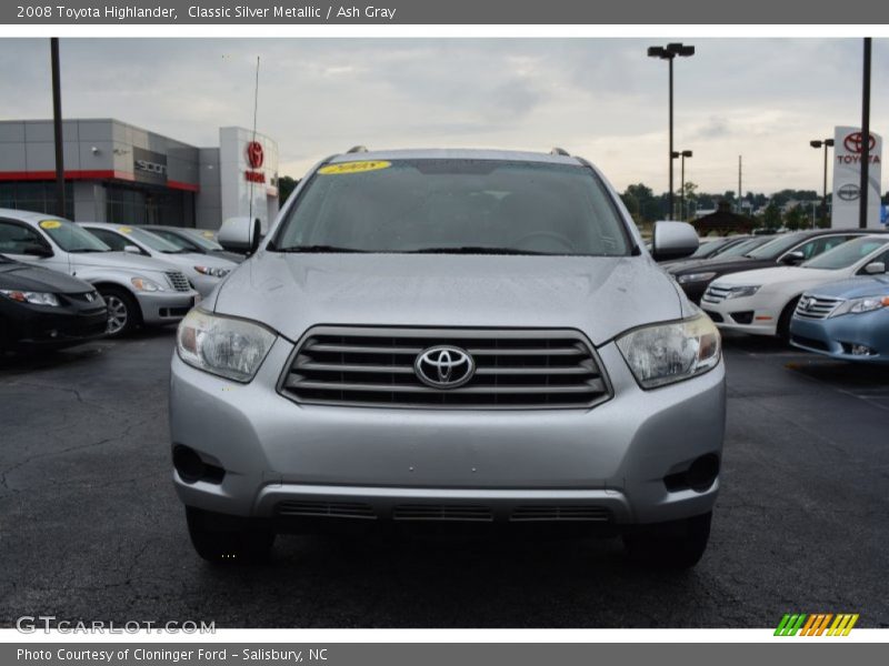 Classic Silver Metallic / Ash Gray 2008 Toyota Highlander