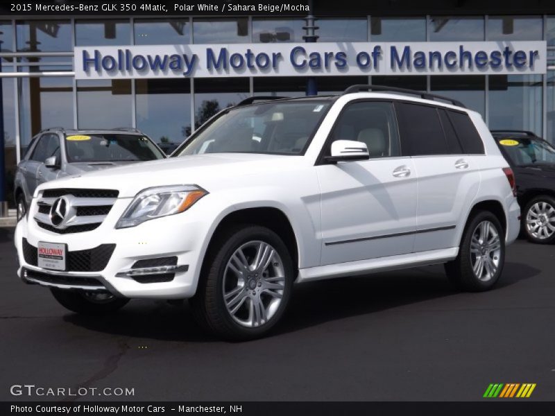 Polar White / Sahara Beige/Mocha 2015 Mercedes-Benz GLK 350 4Matic