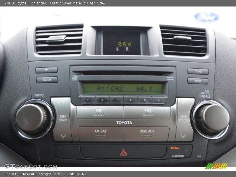 Classic Silver Metallic / Ash Gray 2008 Toyota Highlander