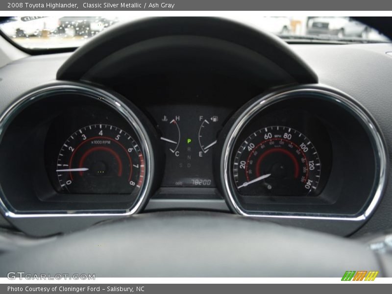 Classic Silver Metallic / Ash Gray 2008 Toyota Highlander