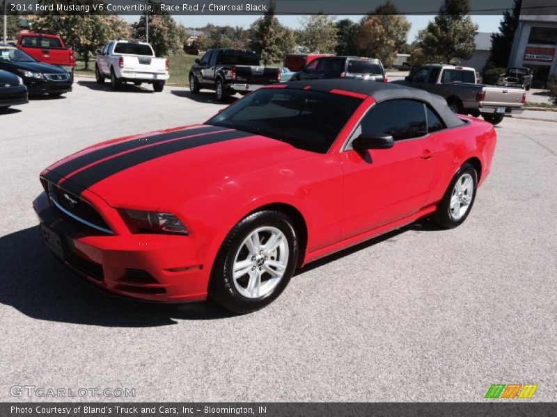 Race Red / Charcoal Black 2014 Ford Mustang V6 Convertible