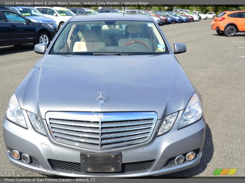 Indium Grey Metallic / Almond Beige 2010 Mercedes-Benz E 350 4Matic Sedan