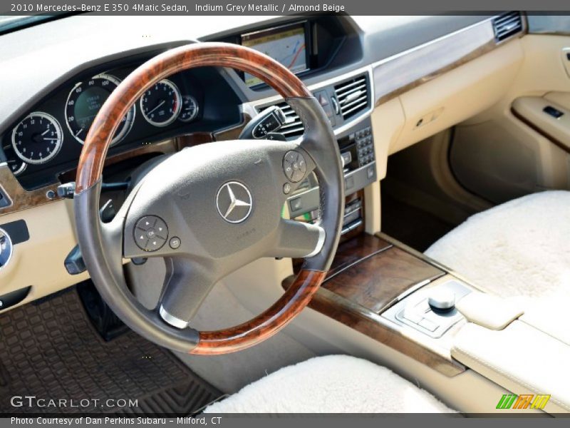 Indium Grey Metallic / Almond Beige 2010 Mercedes-Benz E 350 4Matic Sedan