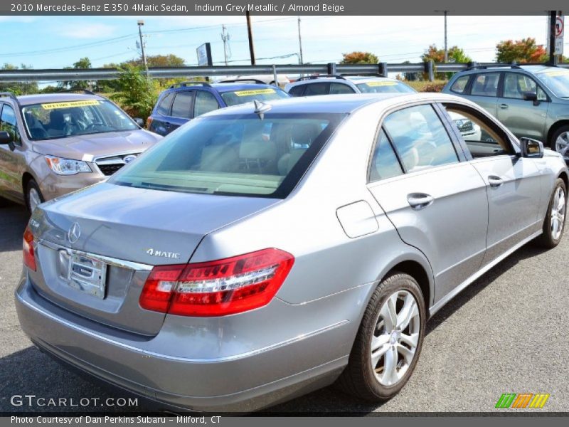 Indium Grey Metallic / Almond Beige 2010 Mercedes-Benz E 350 4Matic Sedan