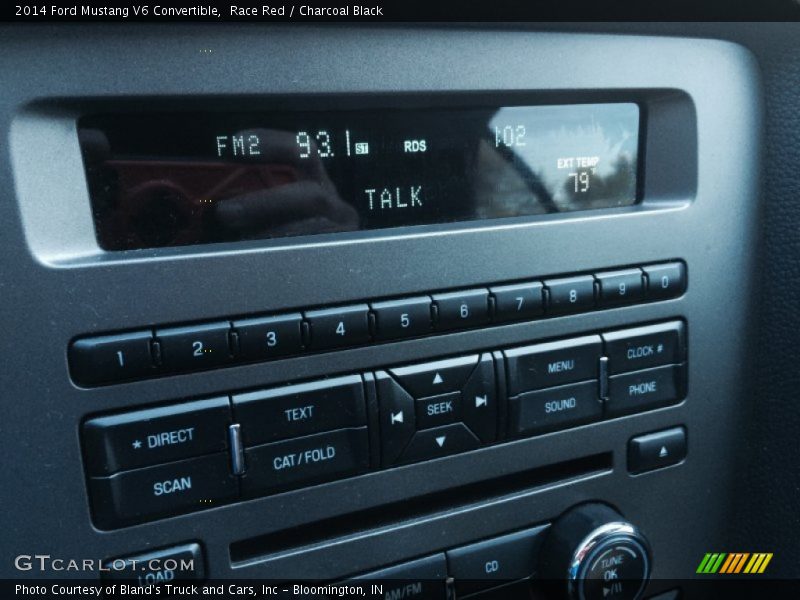 Race Red / Charcoal Black 2014 Ford Mustang V6 Convertible