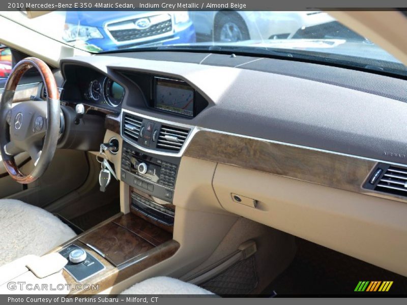 Indium Grey Metallic / Almond Beige 2010 Mercedes-Benz E 350 4Matic Sedan
