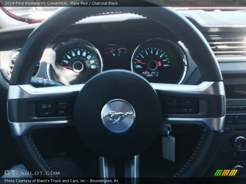 Race Red / Charcoal Black 2014 Ford Mustang V6 Convertible