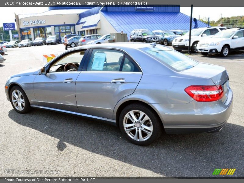 Indium Grey Metallic / Almond Beige 2010 Mercedes-Benz E 350 4Matic Sedan