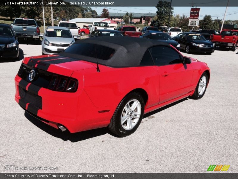 Race Red / Charcoal Black 2014 Ford Mustang V6 Convertible