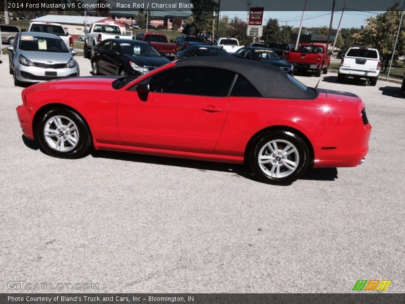 Race Red / Charcoal Black 2014 Ford Mustang V6 Convertible
