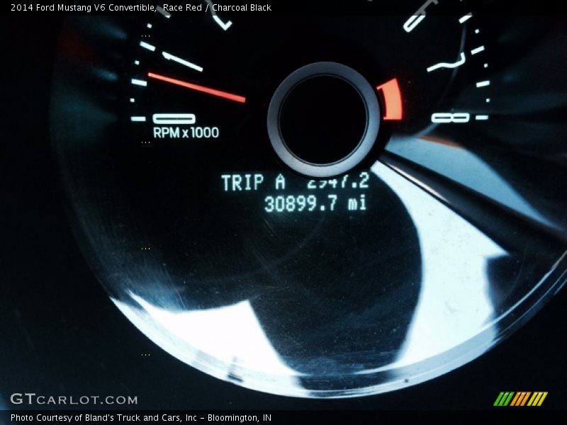 Race Red / Charcoal Black 2014 Ford Mustang V6 Convertible