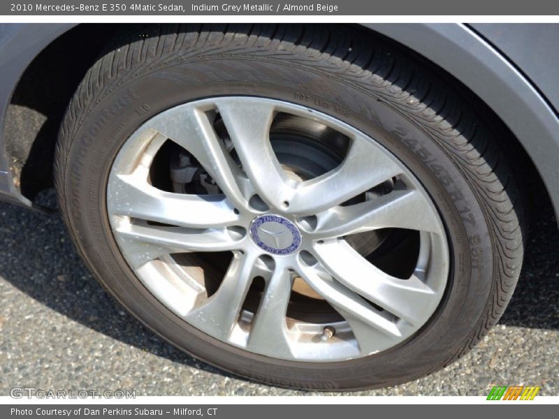 Indium Grey Metallic / Almond Beige 2010 Mercedes-Benz E 350 4Matic Sedan