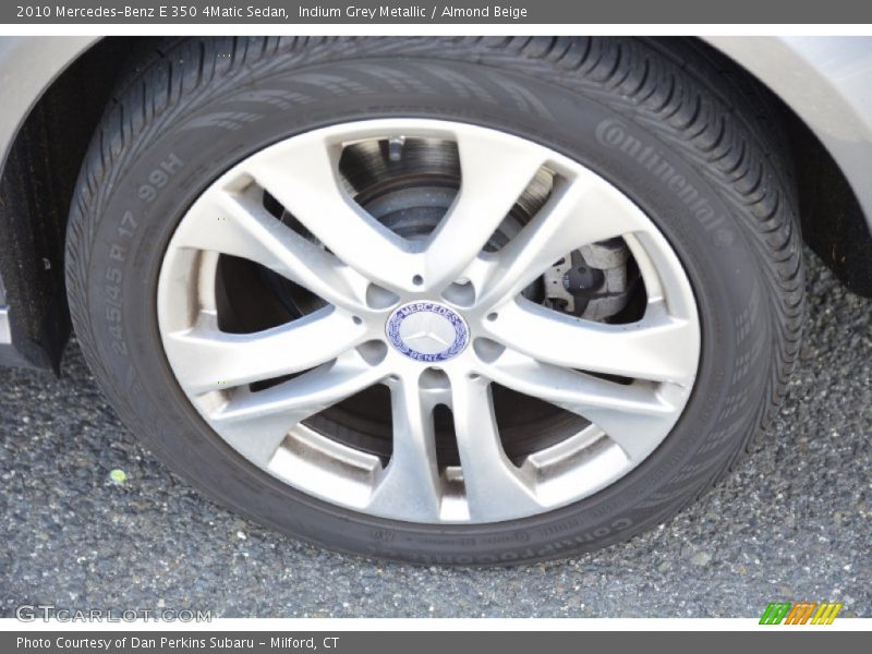 Indium Grey Metallic / Almond Beige 2010 Mercedes-Benz E 350 4Matic Sedan