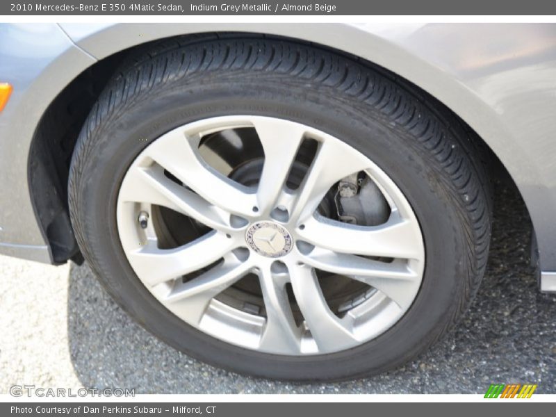 Indium Grey Metallic / Almond Beige 2010 Mercedes-Benz E 350 4Matic Sedan