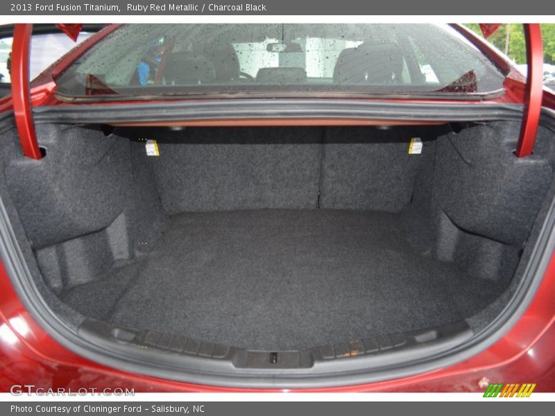 Ruby Red Metallic / Charcoal Black 2013 Ford Fusion Titanium