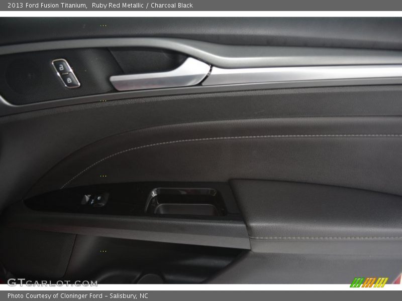 Ruby Red Metallic / Charcoal Black 2013 Ford Fusion Titanium