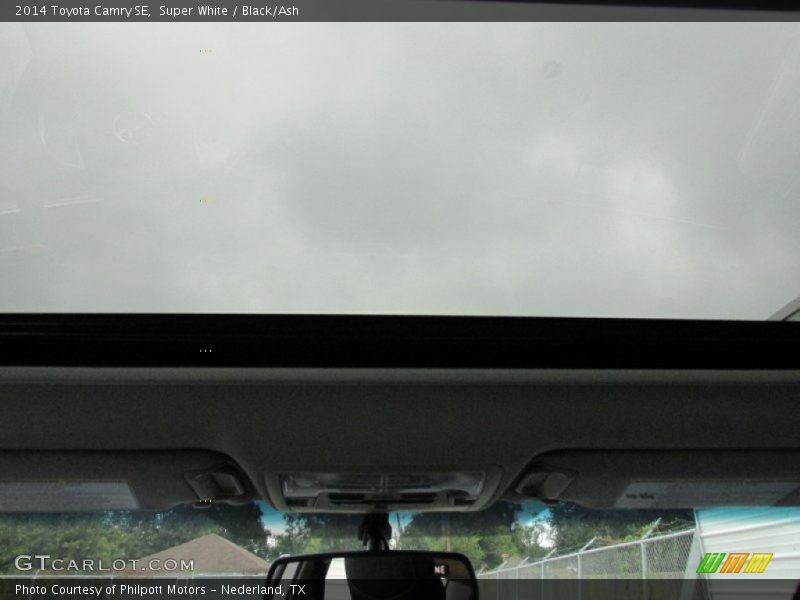 Super White / Black/Ash 2014 Toyota Camry SE