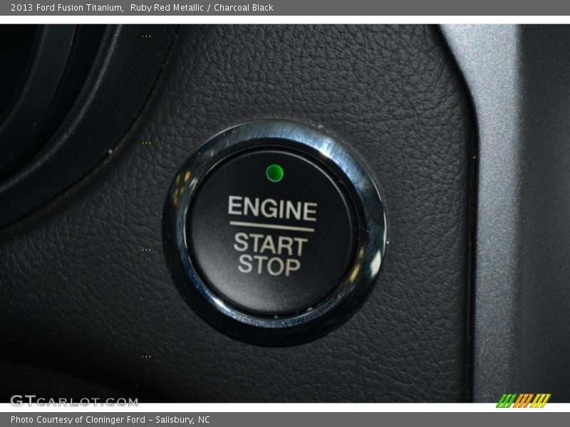 Ruby Red Metallic / Charcoal Black 2013 Ford Fusion Titanium