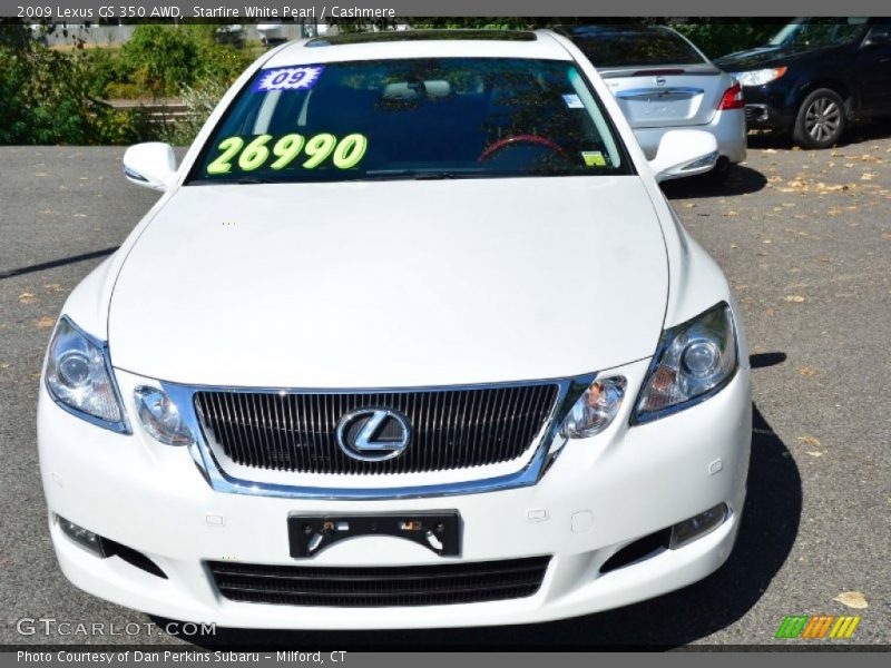 Starfire White Pearl / Cashmere 2009 Lexus GS 350 AWD