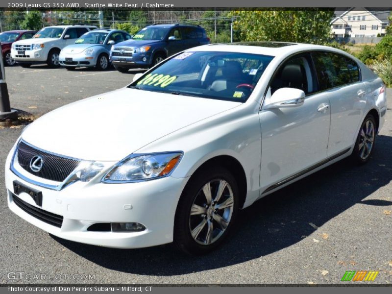 Starfire White Pearl / Cashmere 2009 Lexus GS 350 AWD