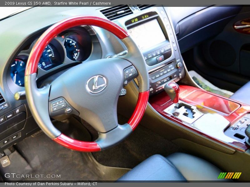Starfire White Pearl / Cashmere 2009 Lexus GS 350 AWD