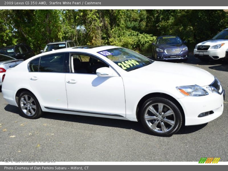 Starfire White Pearl / Cashmere 2009 Lexus GS 350 AWD