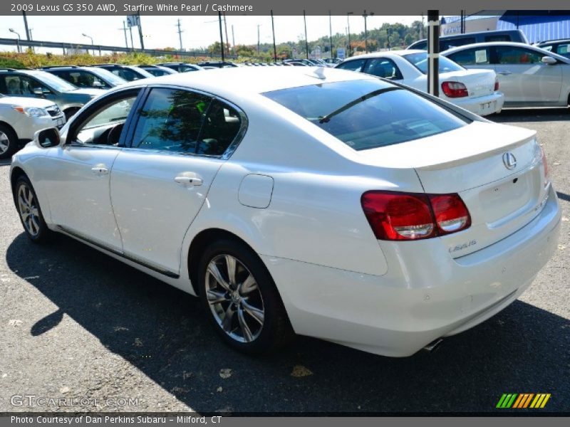 Starfire White Pearl / Cashmere 2009 Lexus GS 350 AWD