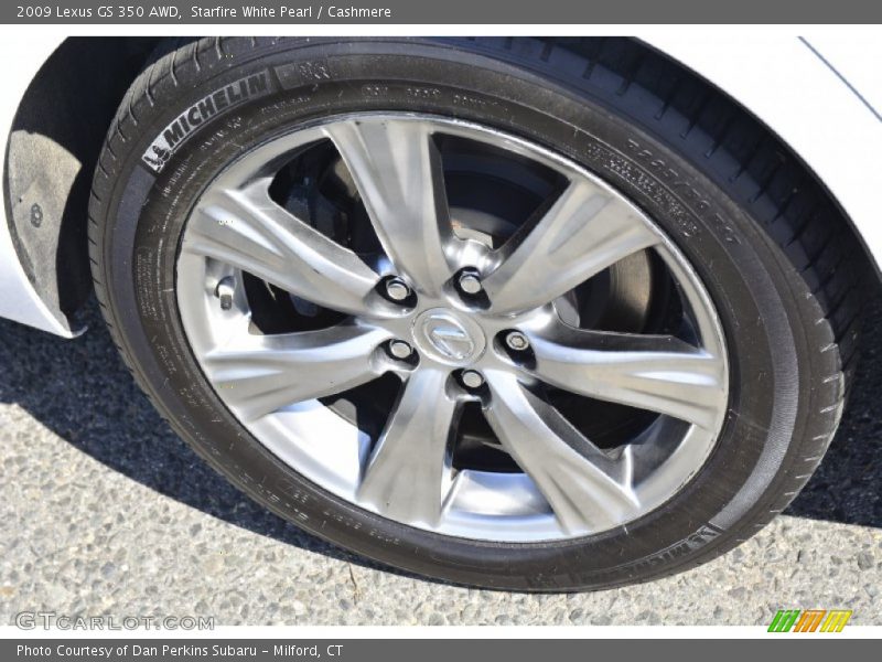 Starfire White Pearl / Cashmere 2009 Lexus GS 350 AWD