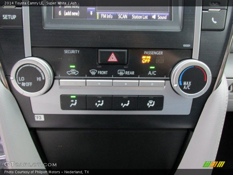 Super White / Ash 2014 Toyota Camry LE