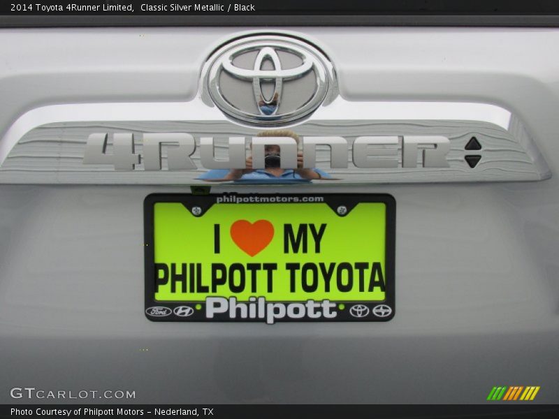 Classic Silver Metallic / Black 2014 Toyota 4Runner Limited