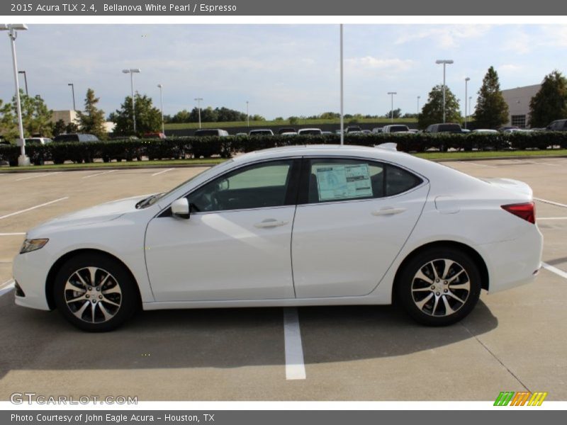 Bellanova White Pearl / Espresso 2015 Acura TLX 2.4