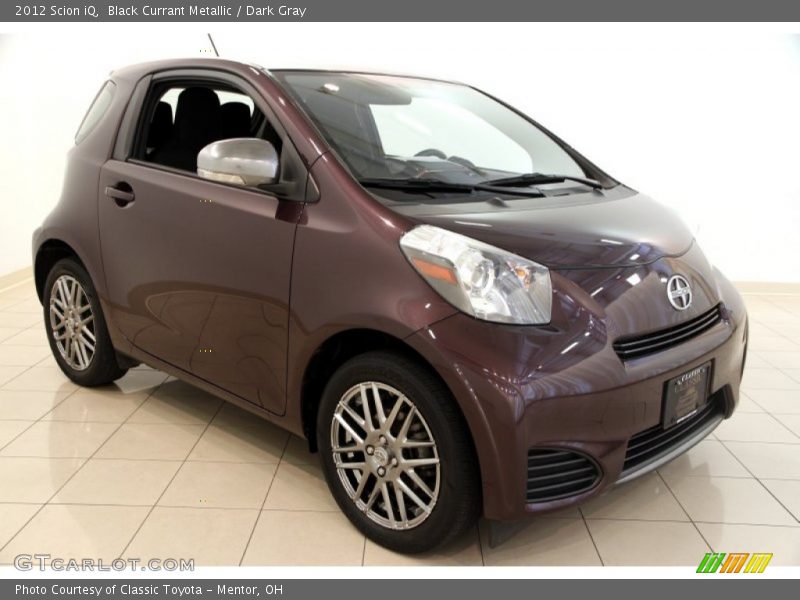 Black Currant Metallic / Dark Gray 2012 Scion iQ