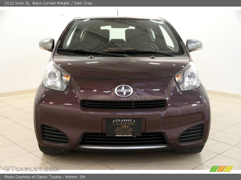 Black Currant Metallic / Dark Gray 2012 Scion iQ