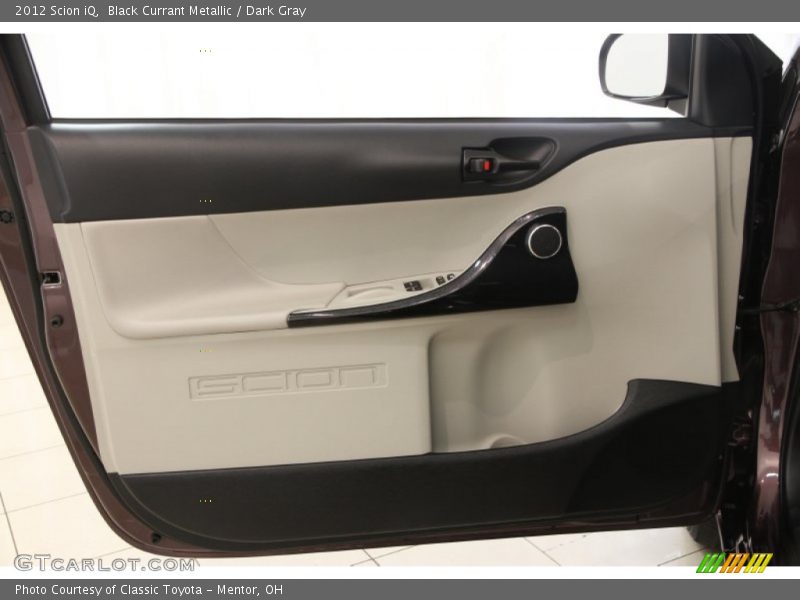 Black Currant Metallic / Dark Gray 2012 Scion iQ