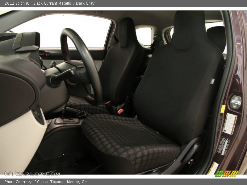 Black Currant Metallic / Dark Gray 2012 Scion iQ