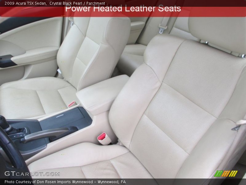 Crystal Black Pearl / Parchment 2009 Acura TSX Sedan