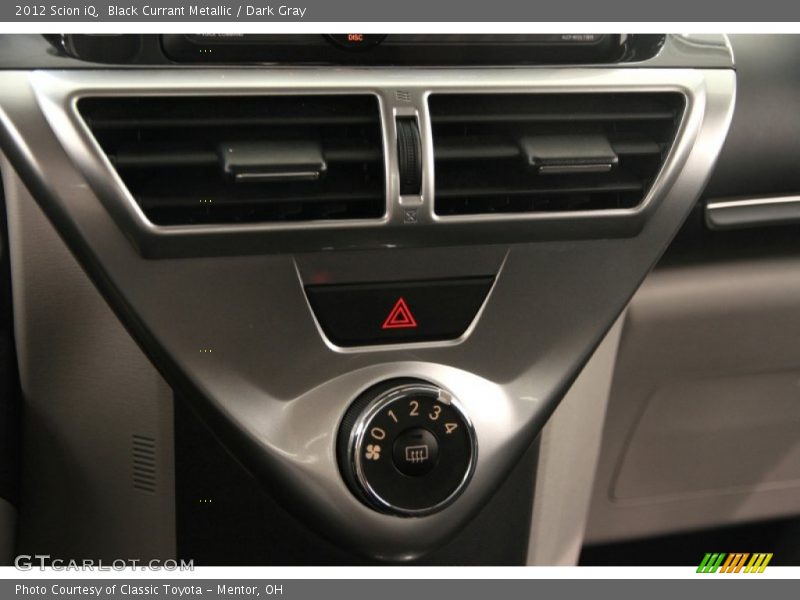 Black Currant Metallic / Dark Gray 2012 Scion iQ