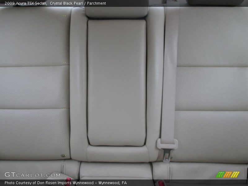 Crystal Black Pearl / Parchment 2009 Acura TSX Sedan