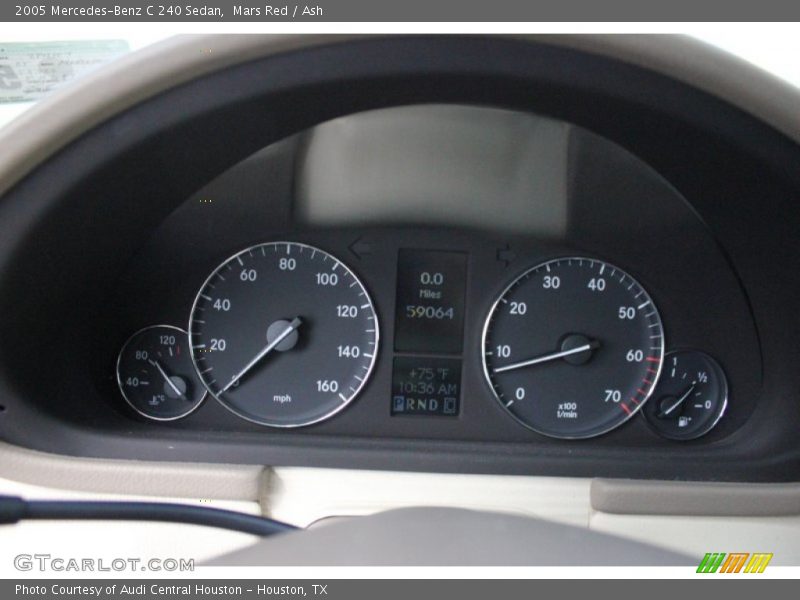 Mars Red / Ash 2005 Mercedes-Benz C 240 Sedan