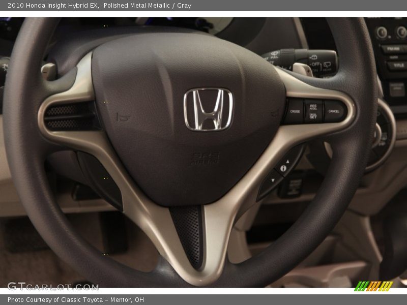 Polished Metal Metallic / Gray 2010 Honda Insight Hybrid EX