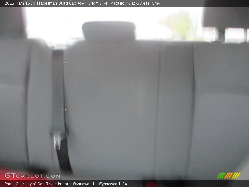 Bright Silver Metallic / Black/Diesel Gray 2013 Ram 1500 Tradesman Quad Cab 4x4