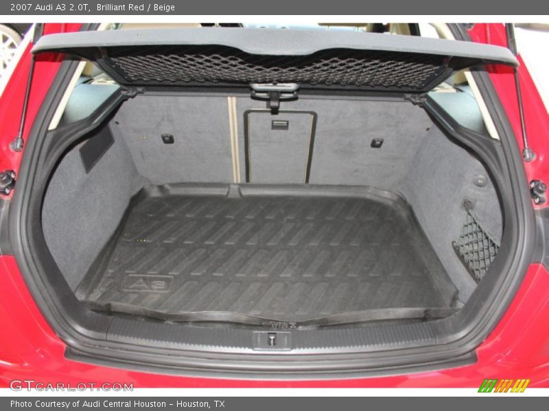 Brilliant Red / Beige 2007 Audi A3 2.0T