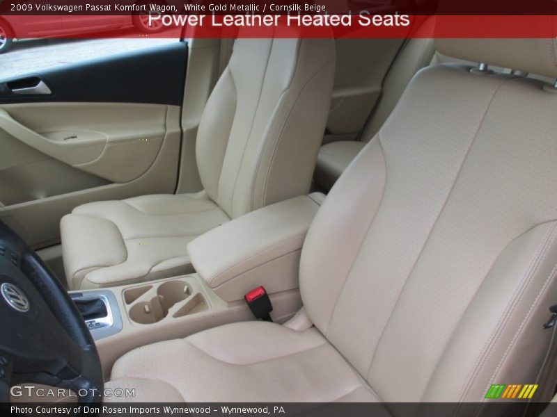 White Gold Metallic / Cornsilk Beige 2009 Volkswagen Passat Komfort Wagon