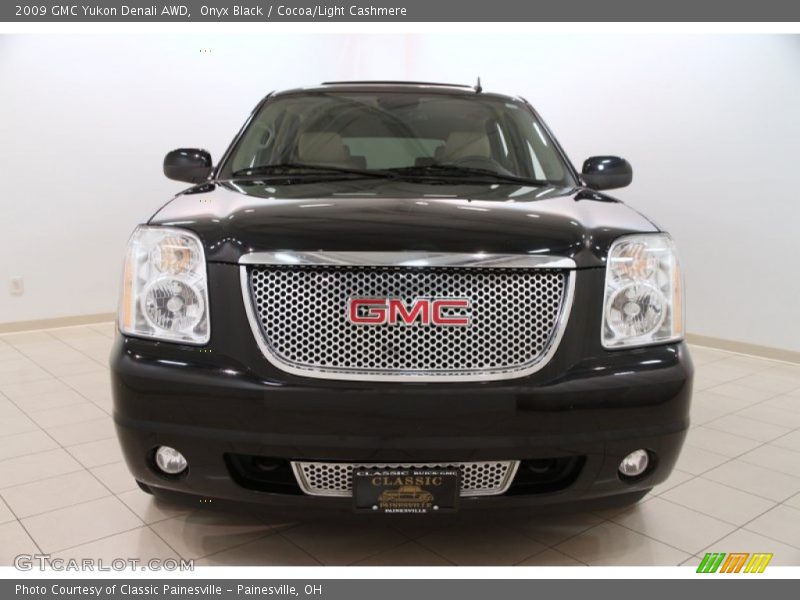 Onyx Black / Cocoa/Light Cashmere 2009 GMC Yukon Denali AWD
