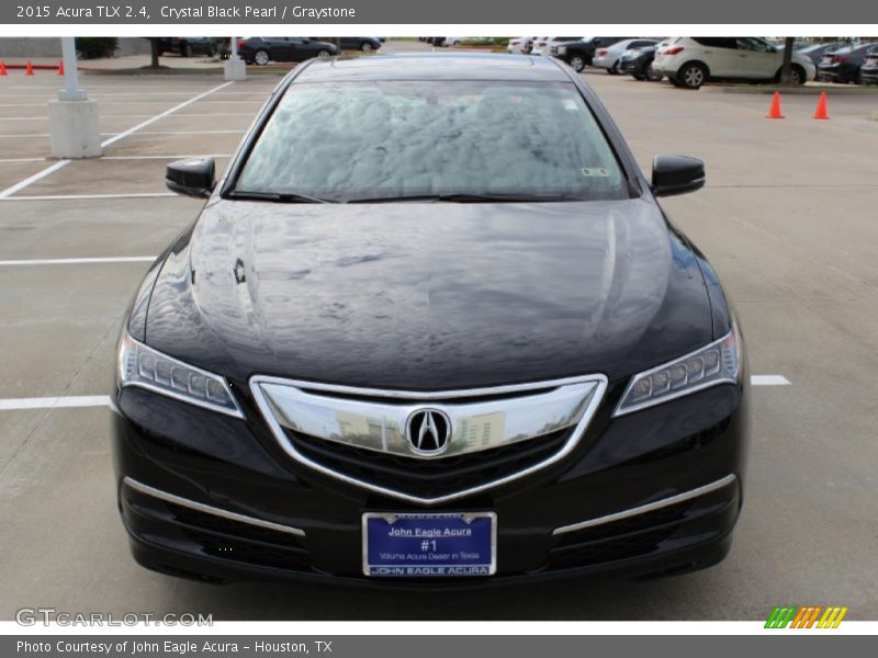 Crystal Black Pearl / Graystone 2015 Acura TLX 2.4