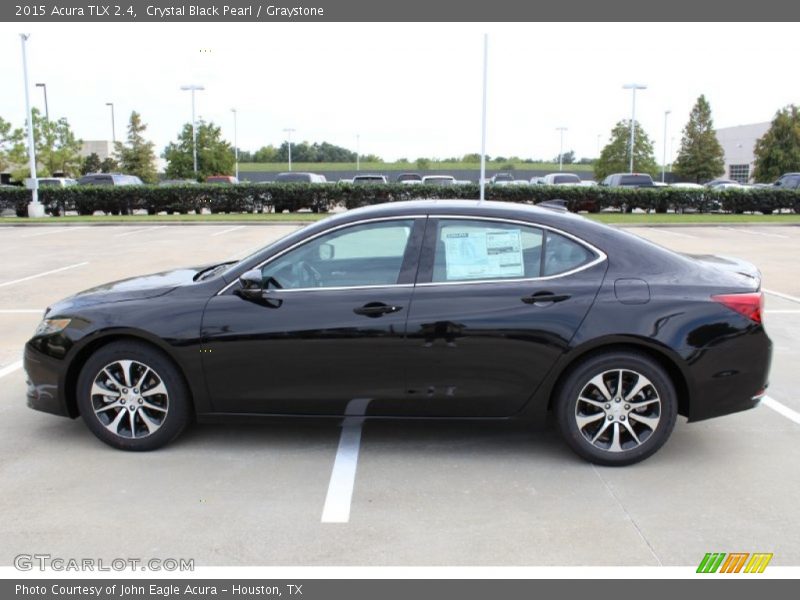 Crystal Black Pearl / Graystone 2015 Acura TLX 2.4