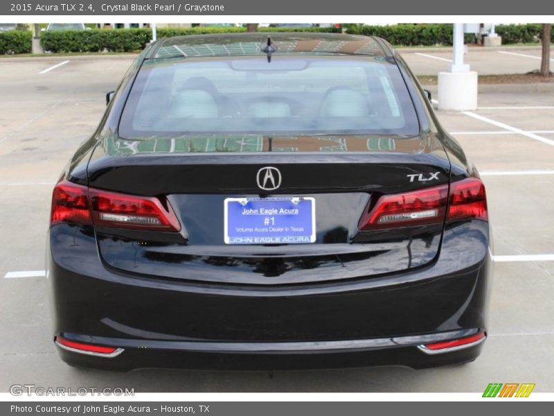 Crystal Black Pearl / Graystone 2015 Acura TLX 2.4